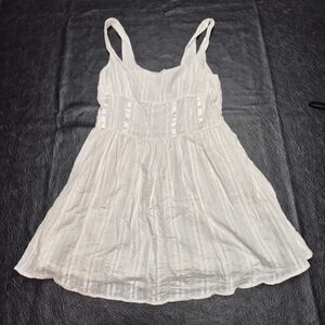White Sleeveless Princess Polly Dress